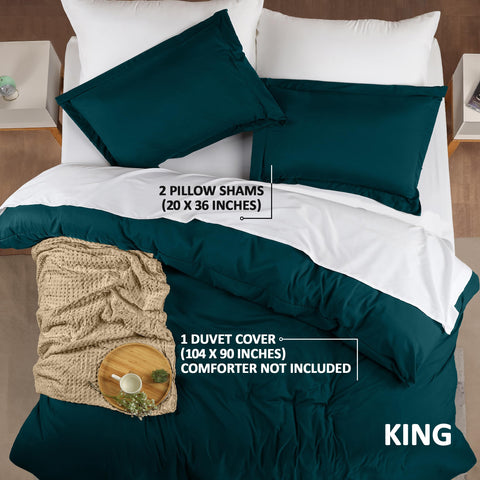 Utopia Bedding teal microfiber close-up shows soft, breathable fabric quality.