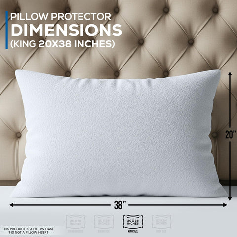 Utopia Bedding terry pillow cover king offers soft quiet comfort