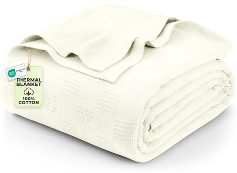Utopia Bedding thermal blanket with dobby weave texture for soft warmth