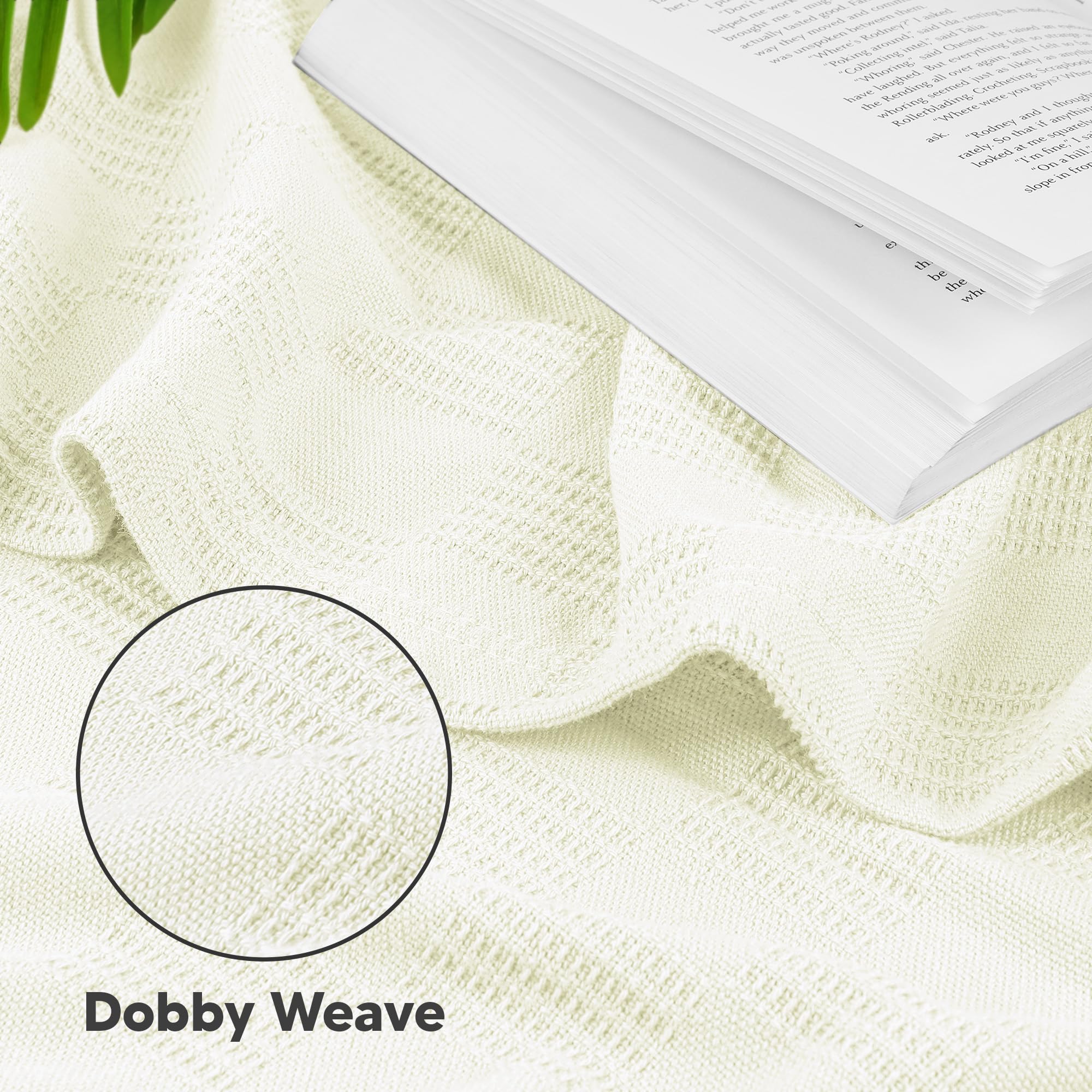 Utopia Bedding king-size blanket draped on bed for luxurious comfort