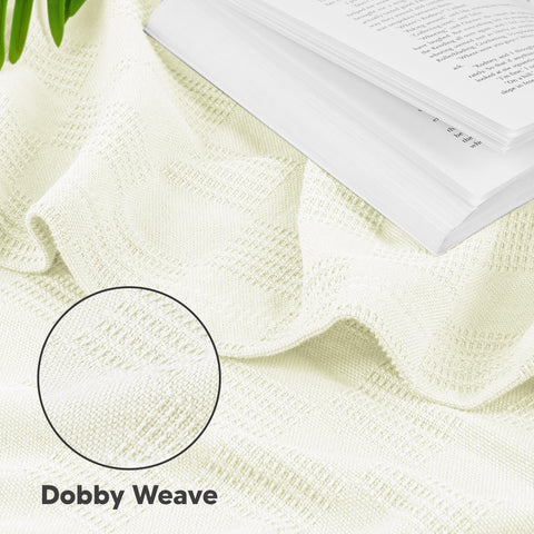 Utopia Bedding king-size blanket draped on bed for luxurious comfort