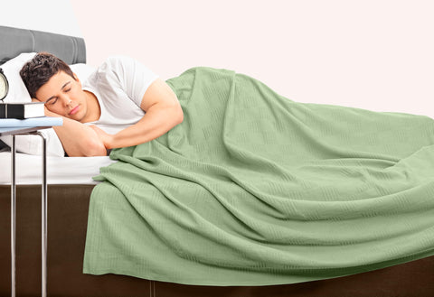 Utopia Bedding sage green blanket coordinates with multiple decor styles