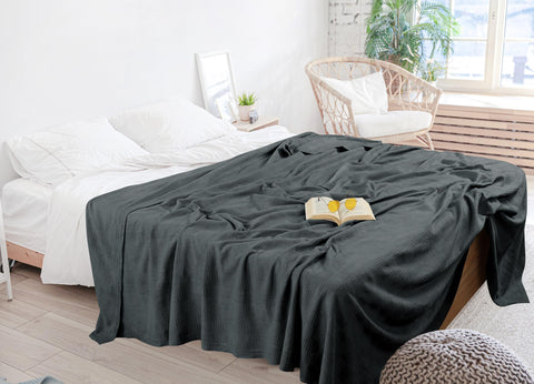 Utopia Bedding thermal blanket in washing machine for easy care.
