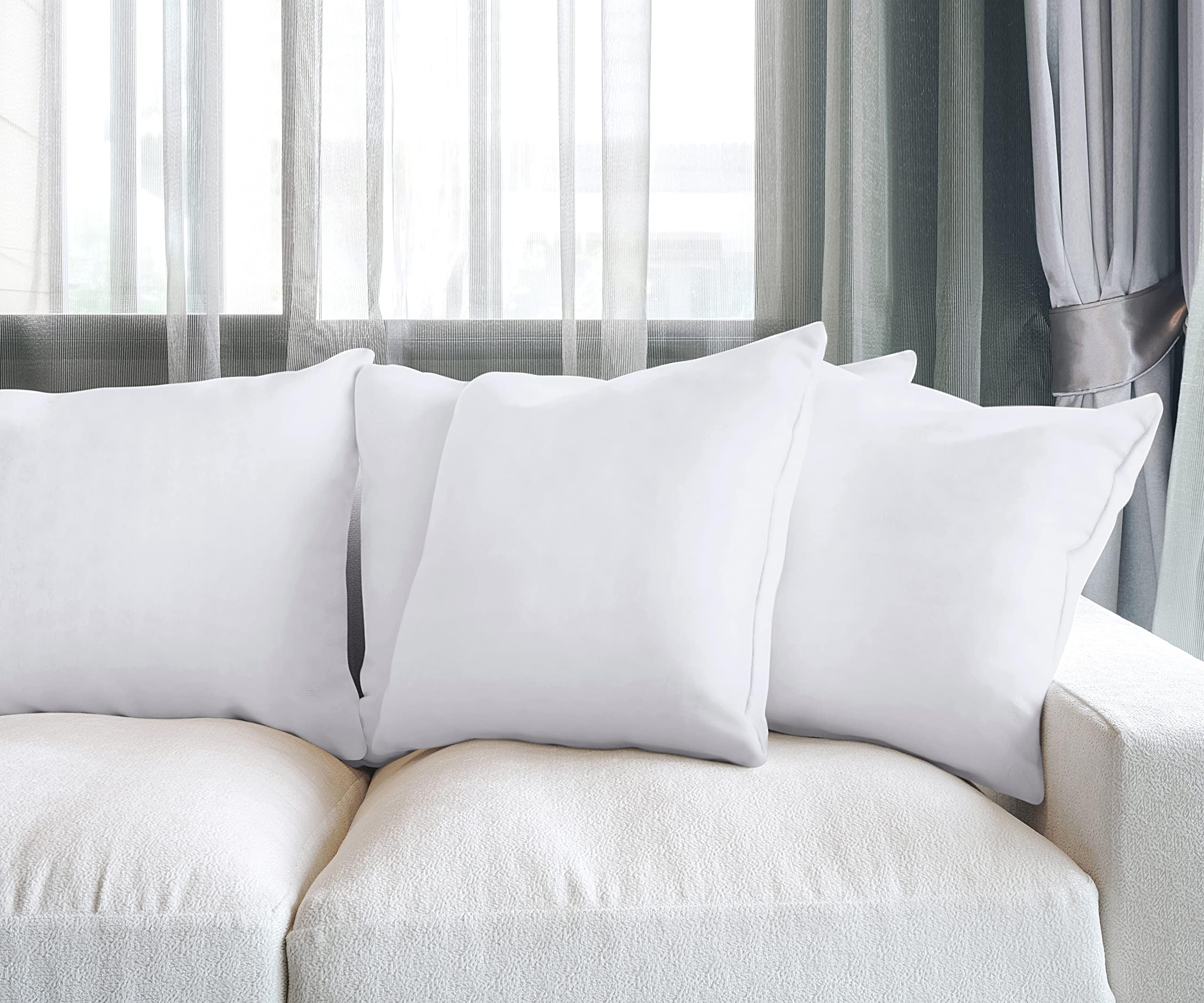Utopia Bedding pillow insert used for back support while seating and relaxing