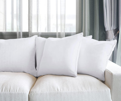 Utopia Bedding pillow insert used for back support while seating and relaxing