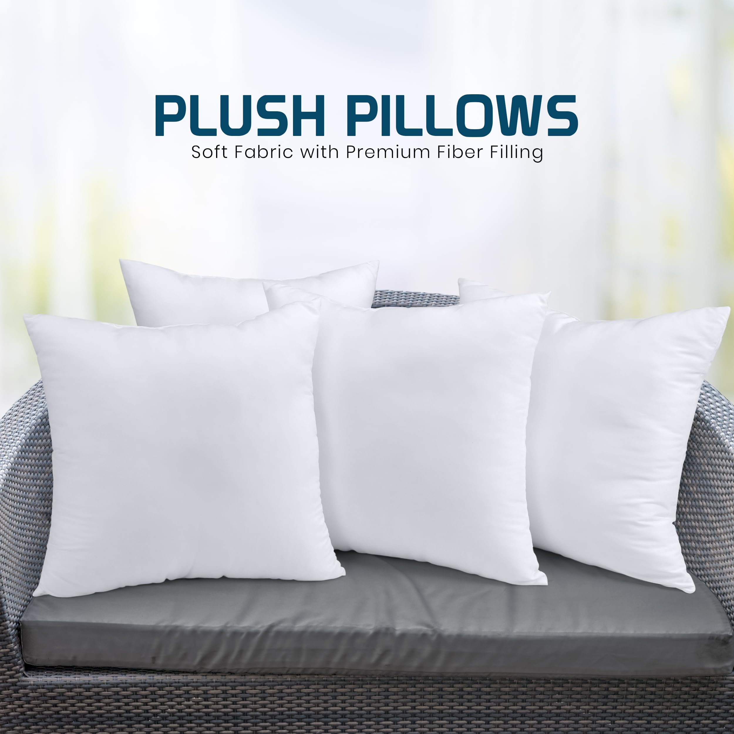 Utopia Bedding throw pillow arrangement on a living room sofa for decor and comfort
