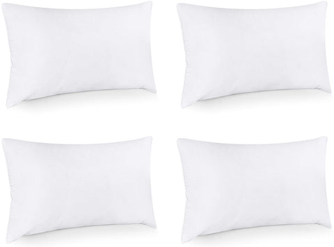 Utopia Bedding Throw Pillows with high rebound filling maintain shape and plushness.