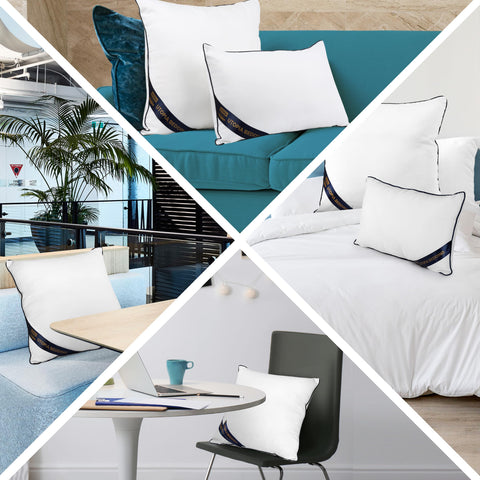 Utopia Bedding inserts placed in a car seat for travel comfort