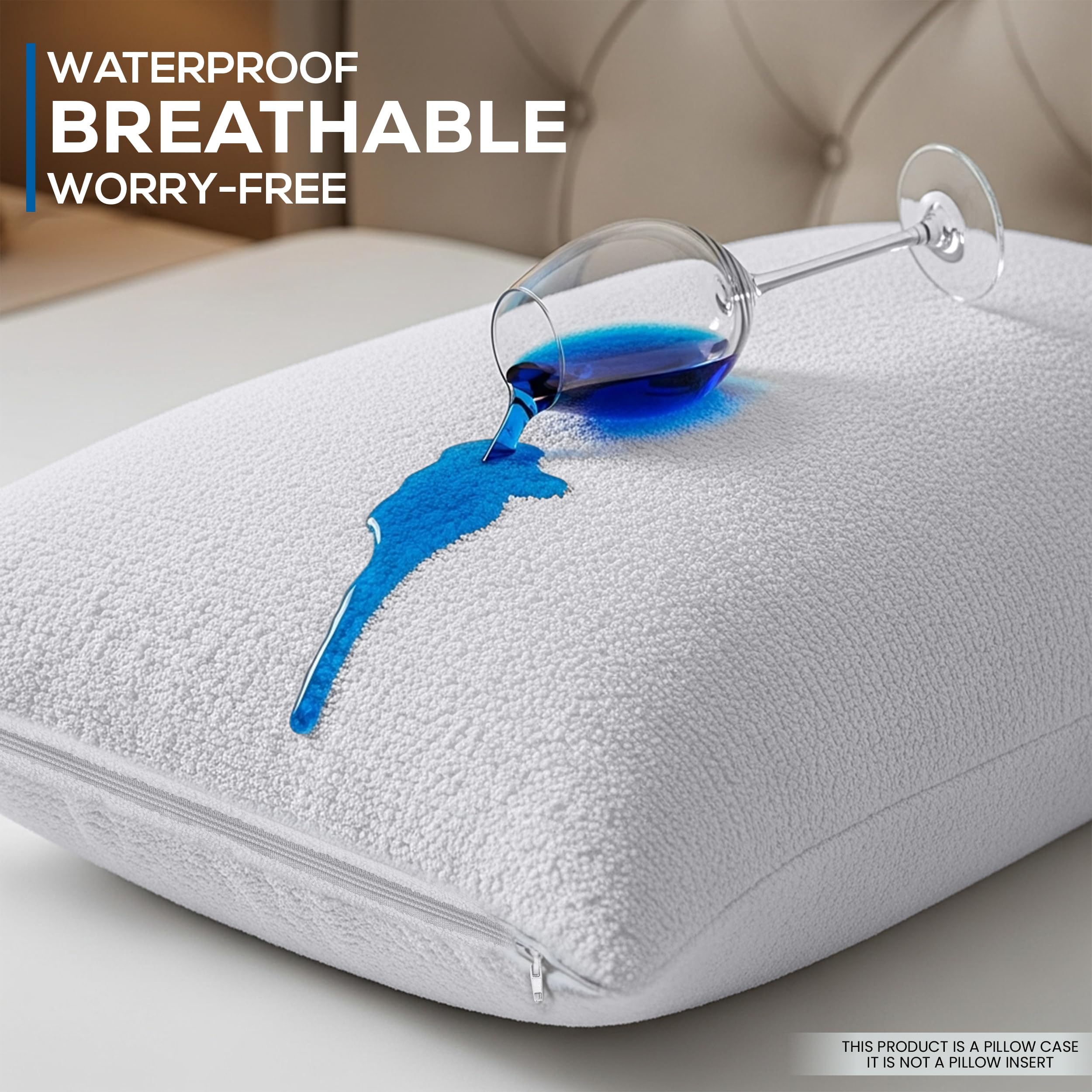 Utopia Bedding TPU backing provides a reliable waterproof barrier