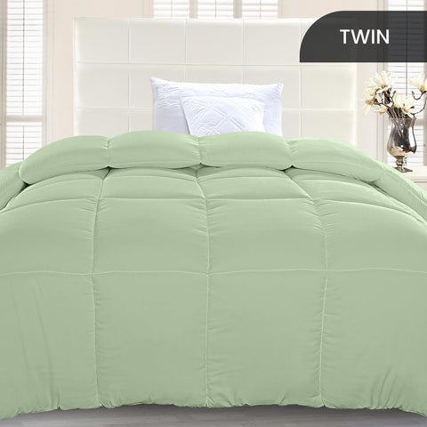 Utopia Bedding down-alternative fill close-up showing soft, lightweight warmth