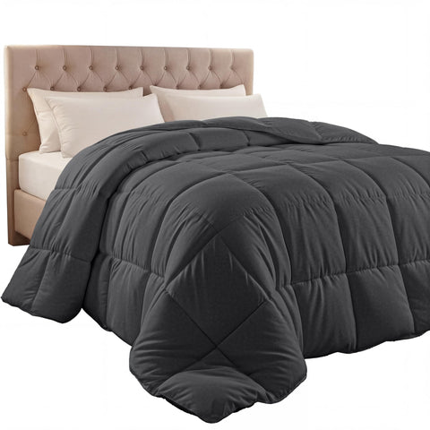Utopia Bedding twin comforter duvet insert with box stitch detail for even loft and balanced warmth