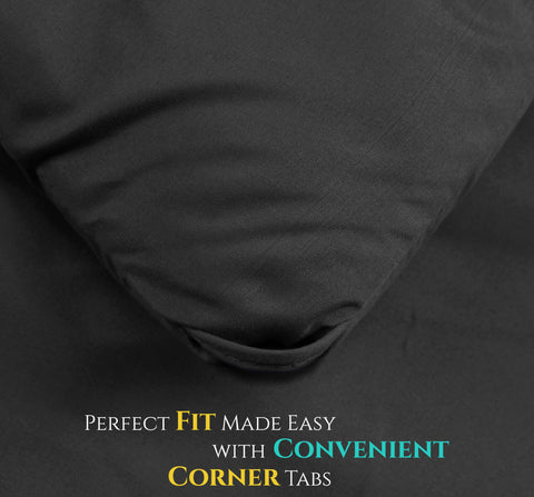 Utopia Bedding Twin Comforter Grey fabric texture emphasizes soft fill and relaxed loft.