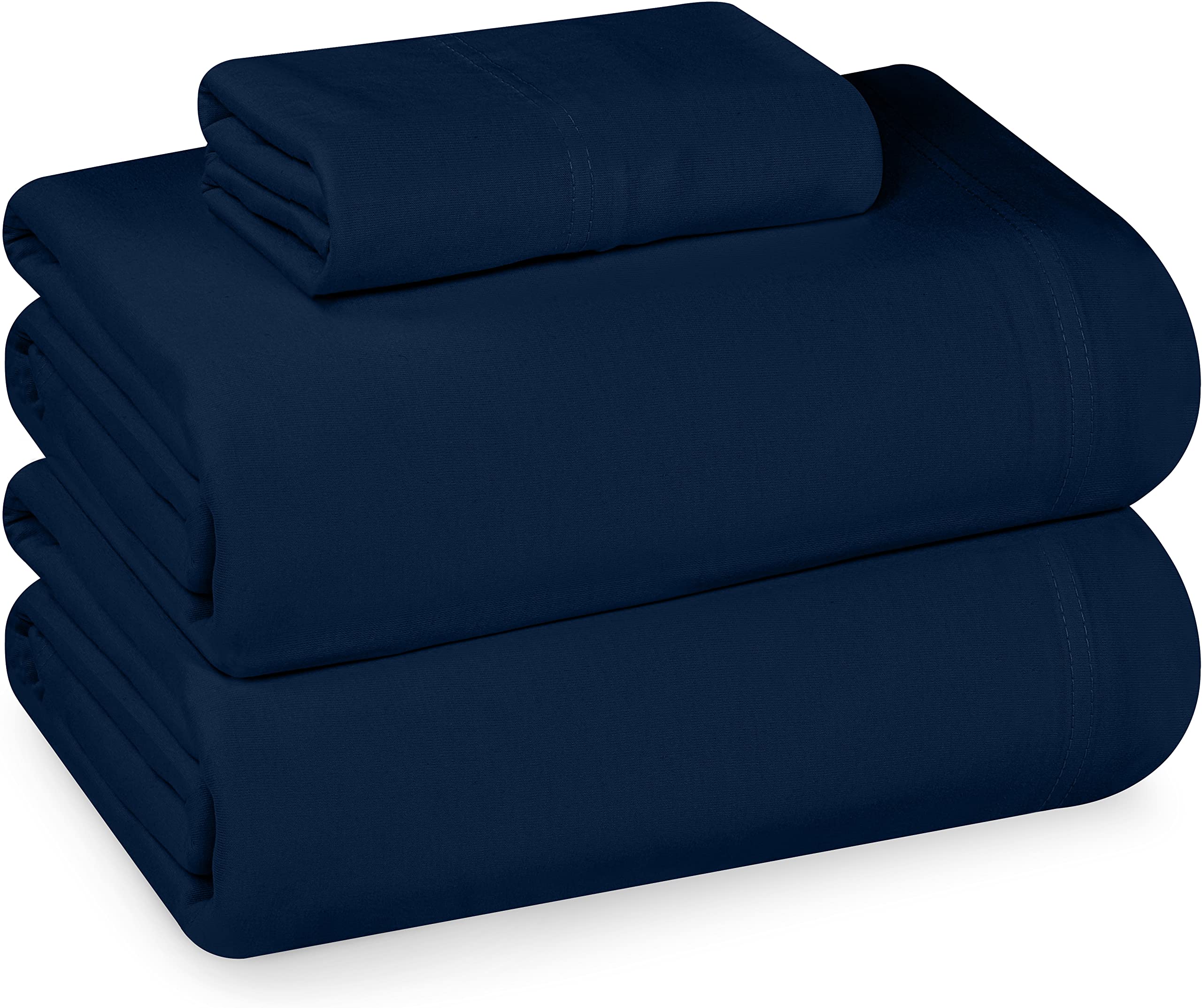 Utopia Bedding twin jersey knit fitted sheet with 15-inch deep pocket for a snug fit