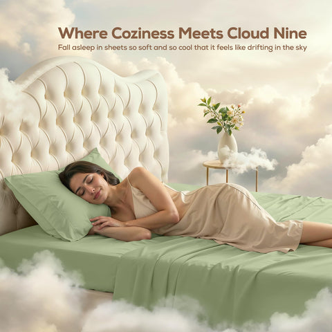 Utopia Bedding twin sheet set elastic-fit demonstrates stays in place all night.