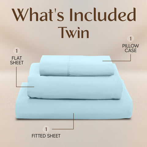 Utopia Bedding ice blue pillowcase soft microfiber for daily use