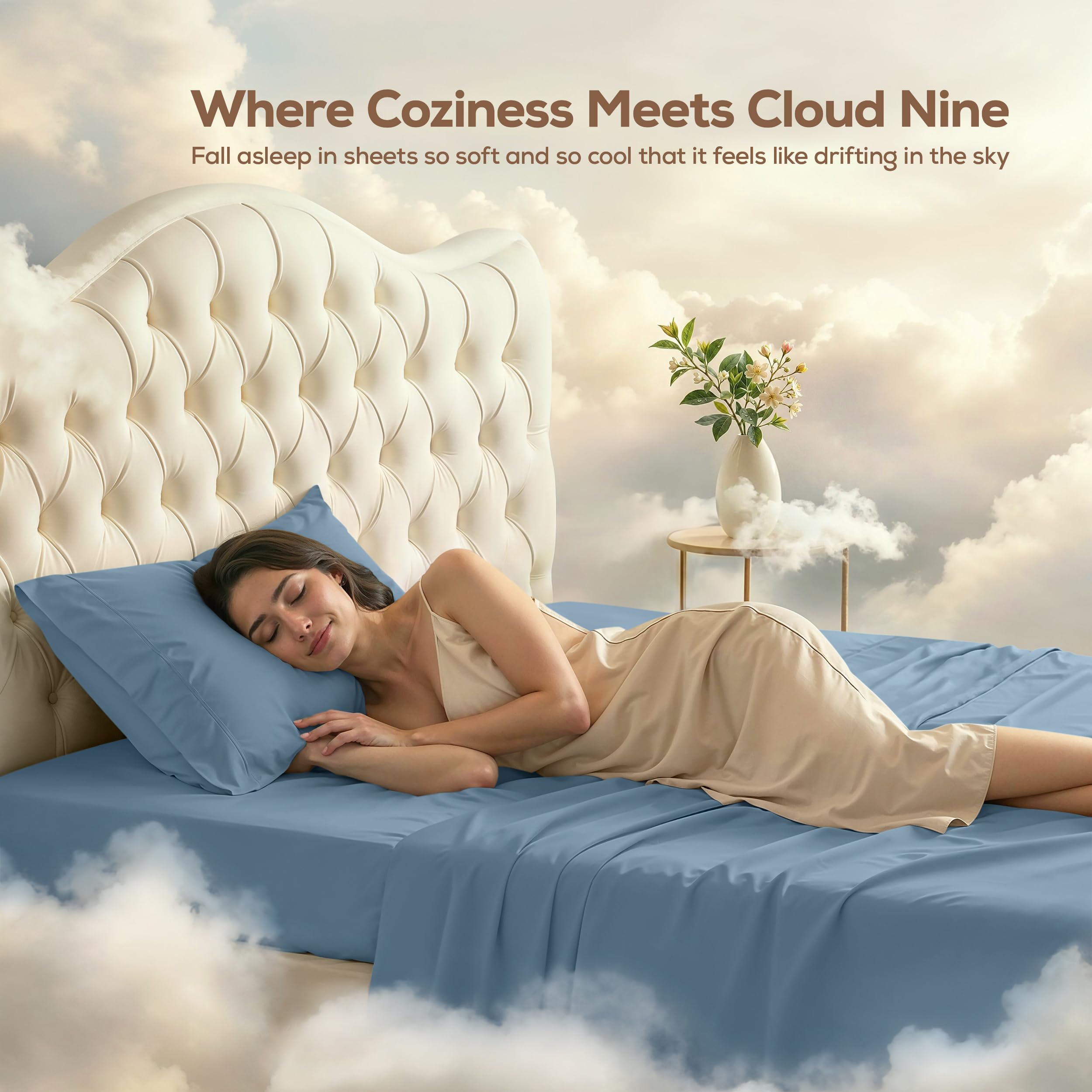 Utopia Bedding microfiber close-up reveals ultra-soft silky texture