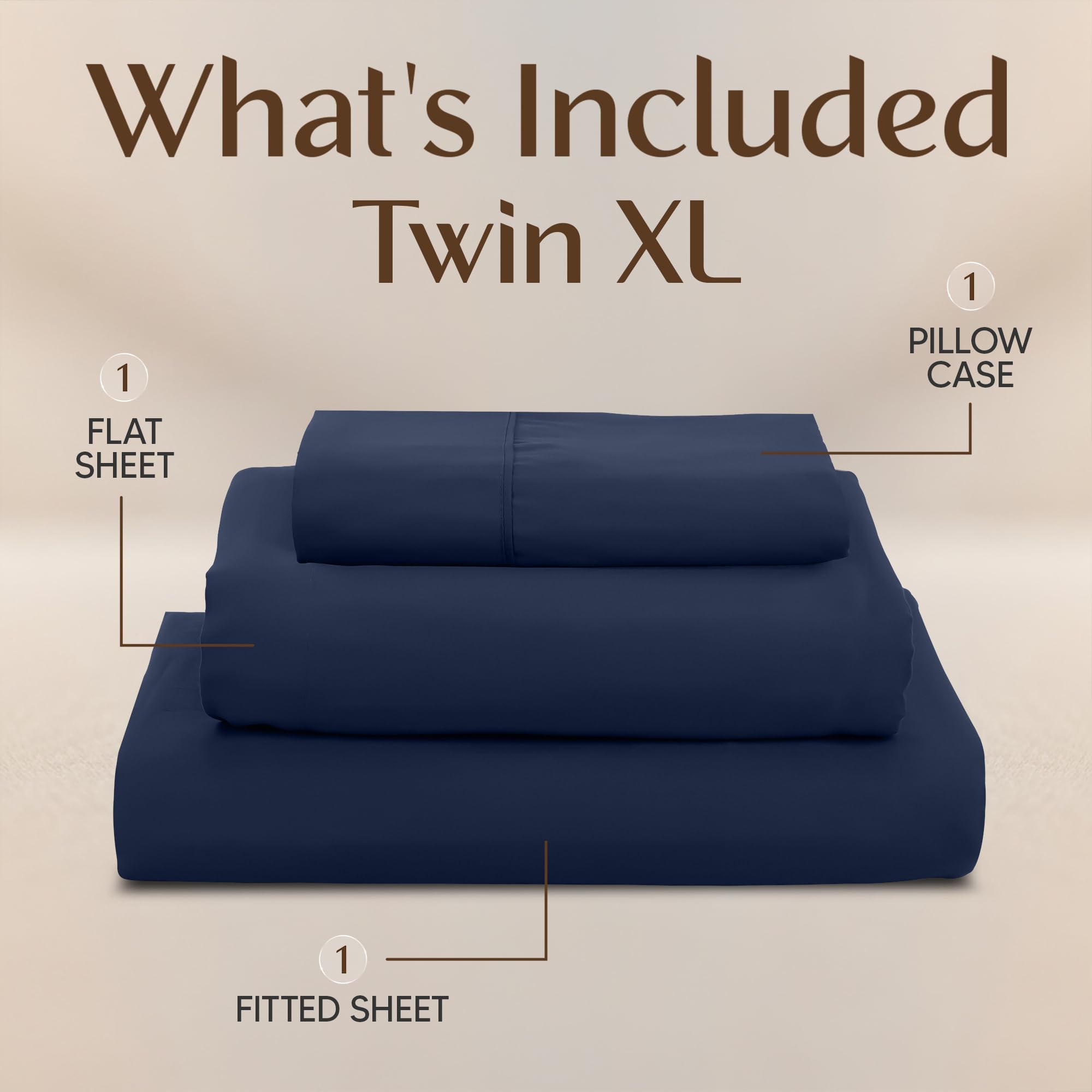 Utopia Bedding color options complement any dorm or bedroom decor.
