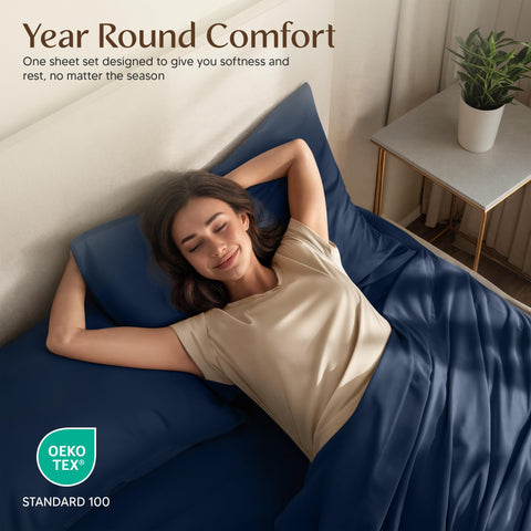 Utopia Bedding easy-care sheets machine washable for hassle-free maintenance.