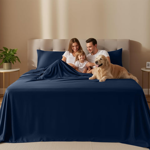Utopia Bedding fitted sheet with all-around elastic for a secure snug fit.