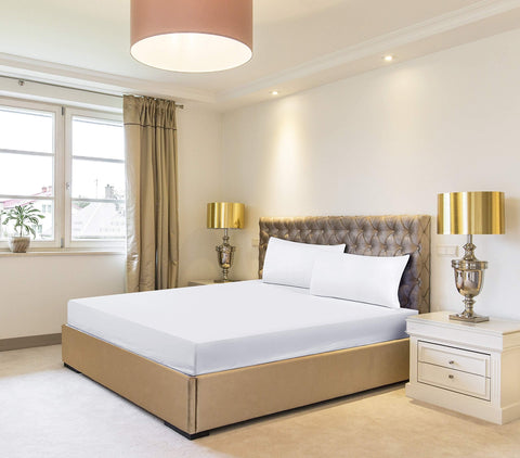 Utopia Bedding soft microfiber fabric enhances bed comfort and breathability.