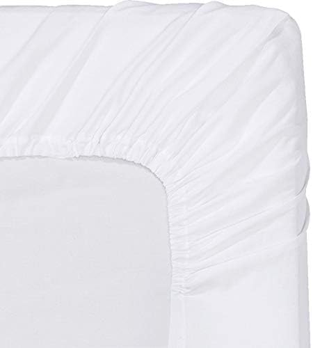 Utopia Bedding fitted sheet highlights wrinkle and fade resistance for easy care.