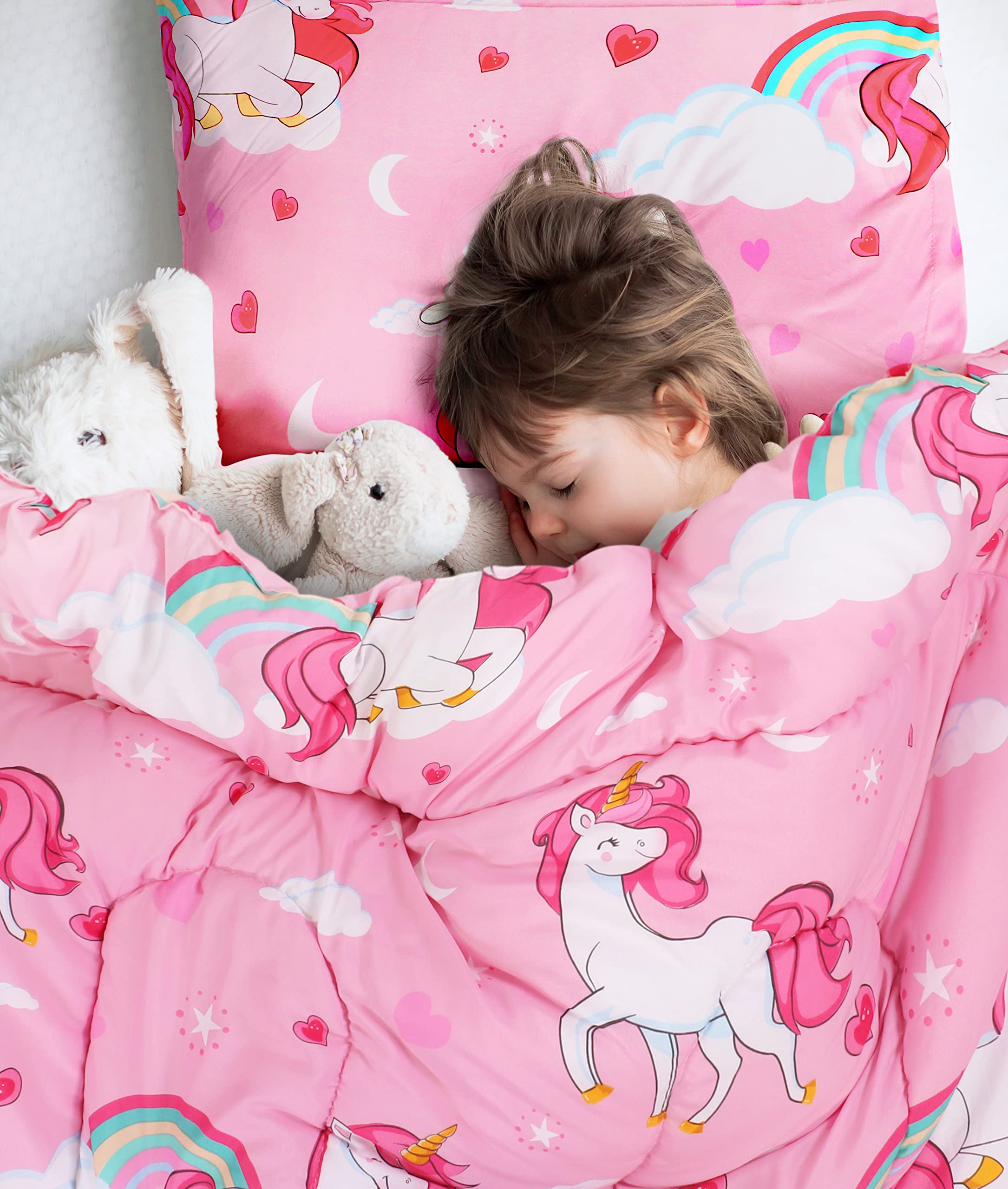 Utopia Bedding unicorn kids comforter set vibrant colors brighten bedrooms and play spaces