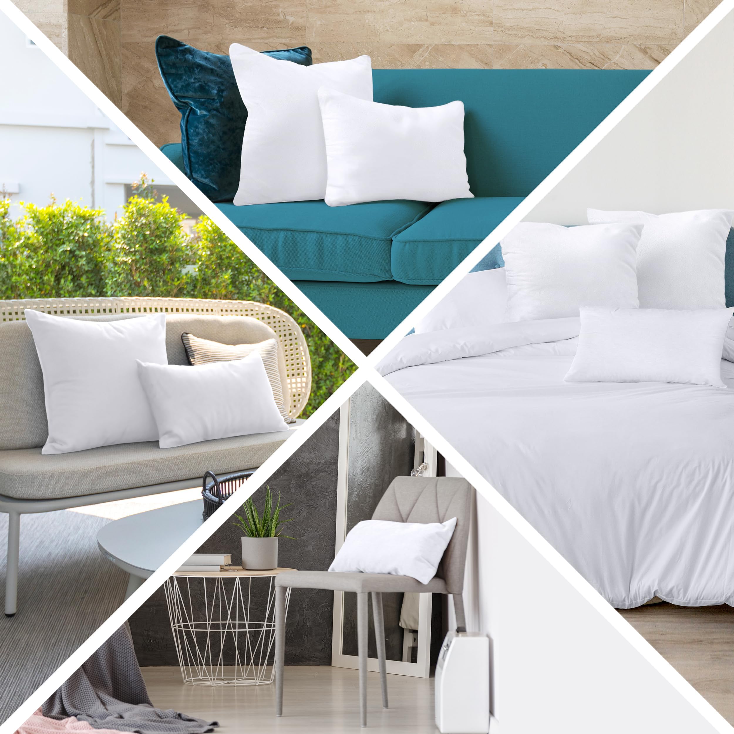 Utopia Bedding virgin fiber fill provides lightweight comfort and resilient loft