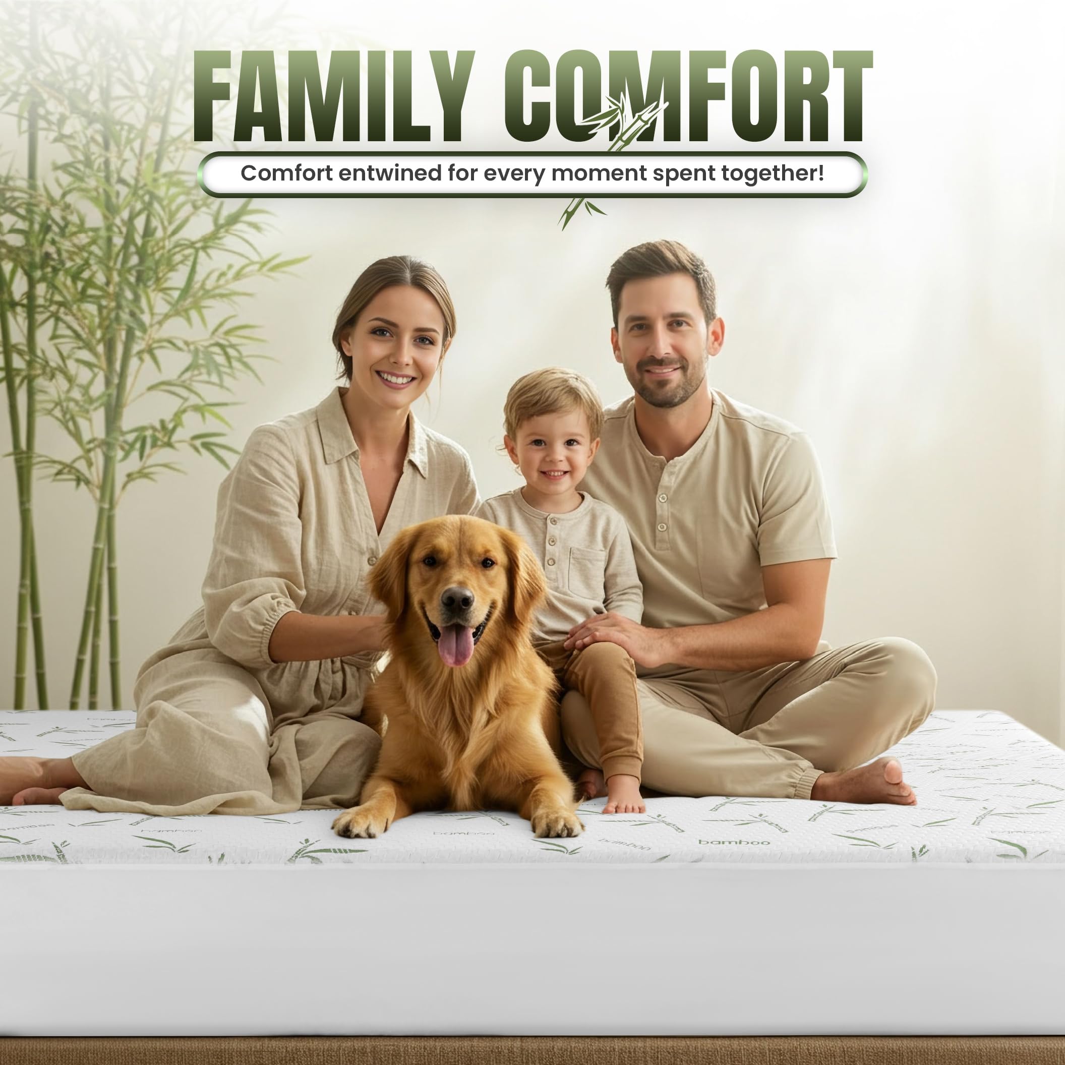 Utopia Bedding waterproof barrier offers night protection from spills.