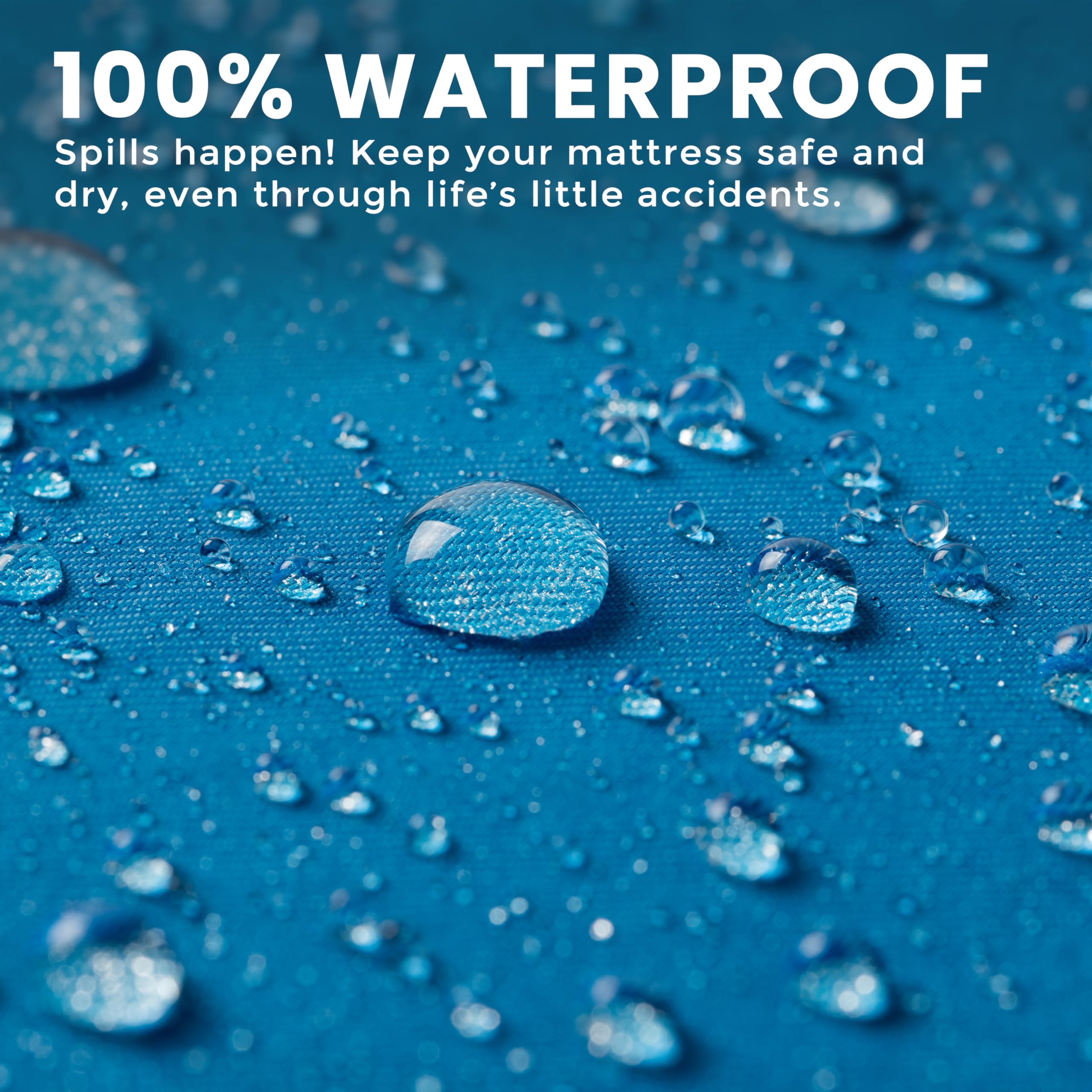 Utopia Bedding waterproof bed bug cover material closeup