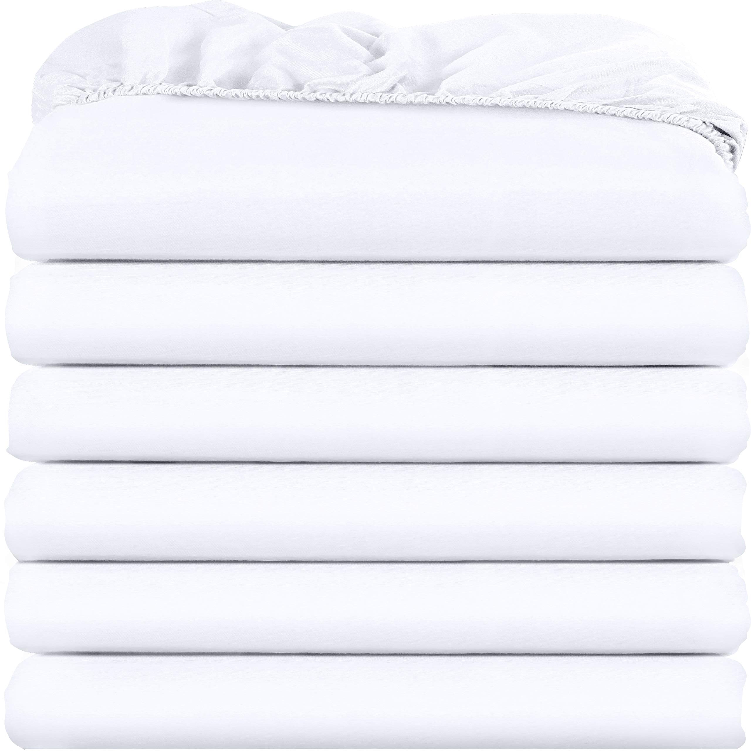 Utopia Bedding white-ensemble-twin-fitted creates a crisp, clean bed look.
