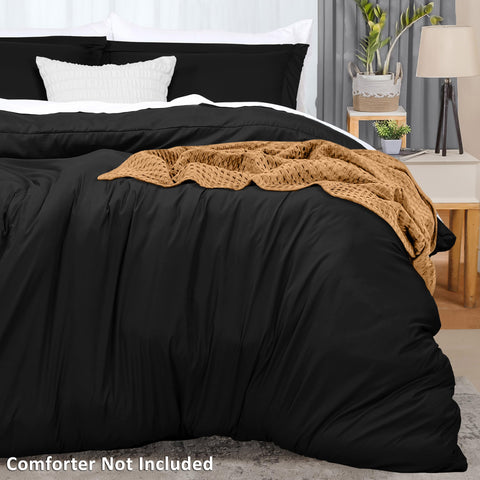 Duvet cover remains wrinkle-free and fade-resistant to keep a fresh look.