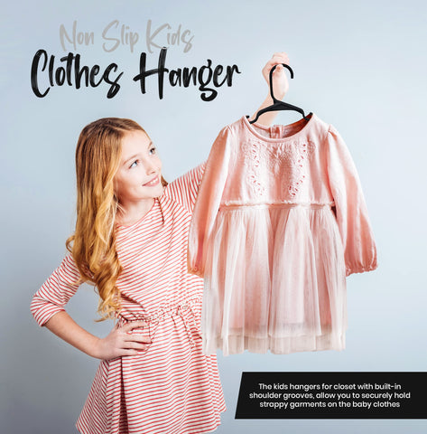 Utopia Home baby shower gift idea in black hangers