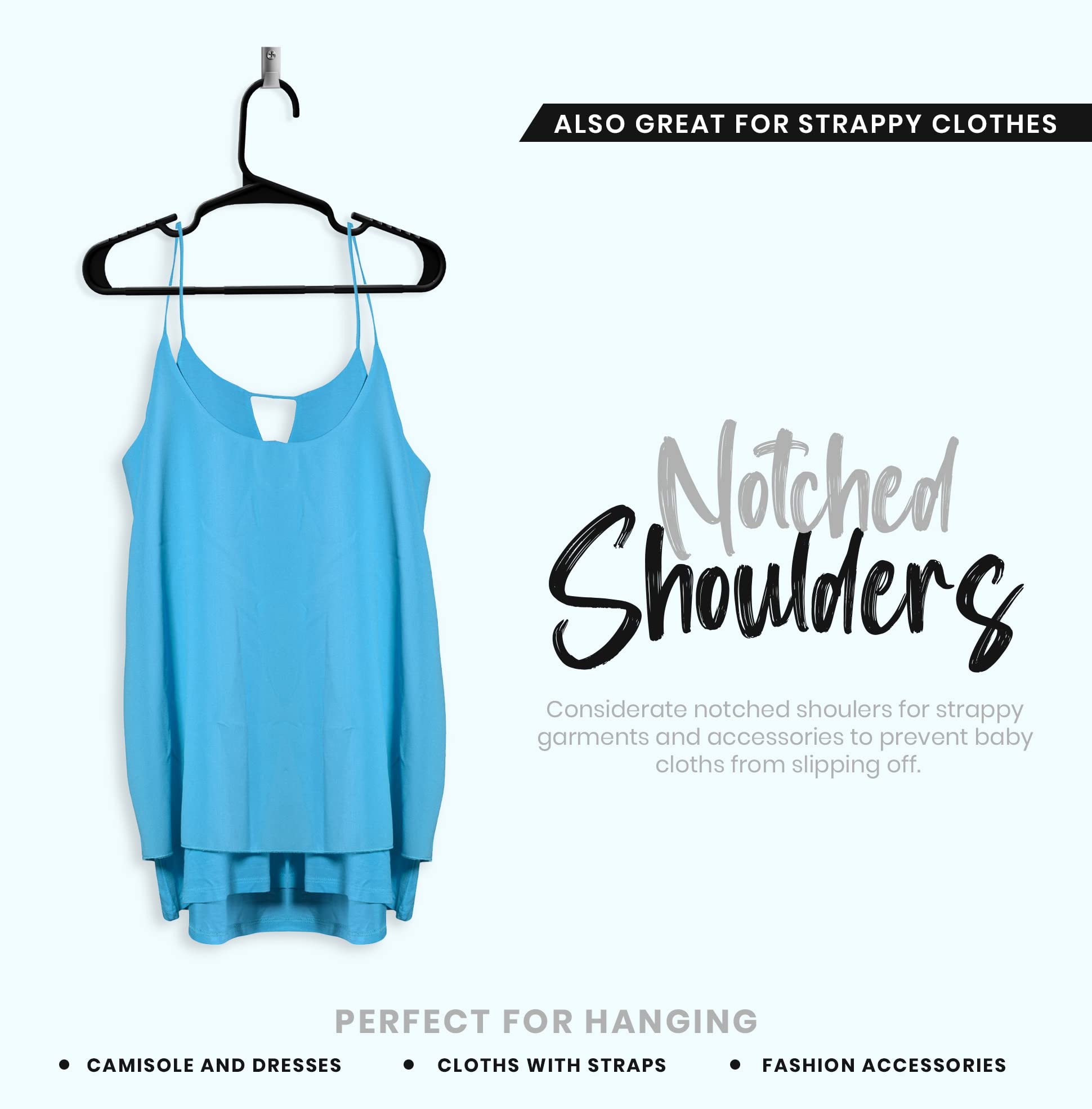 Utopia Home infant hangers are easy to clean and maintain