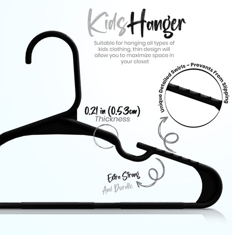 Utopia Home Kids Hangers ideal for nursery use and travel packing.
