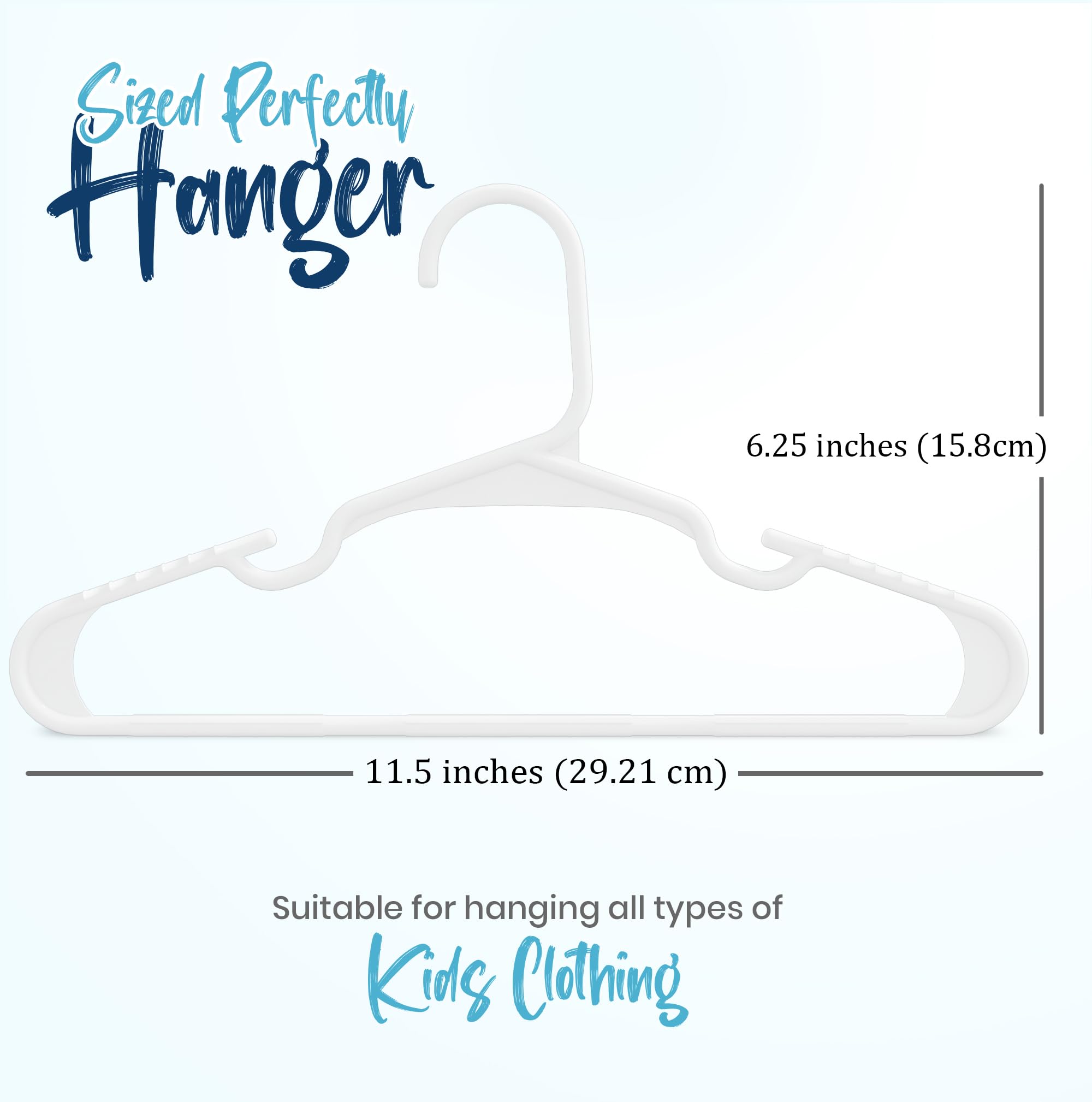 Utopia Home narrow-design hangers save closet space while maintaining neat uniforms.