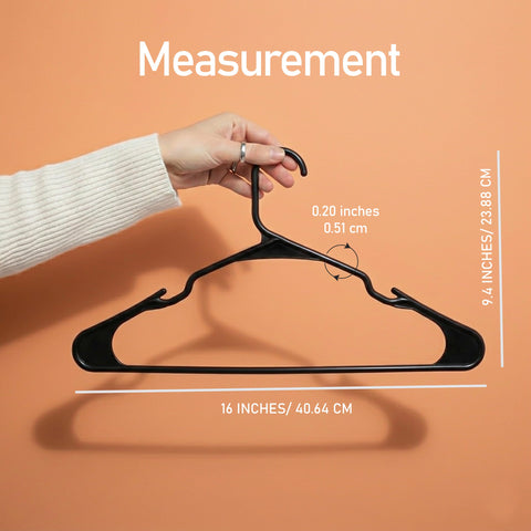 Utopia Home hanger showing non-slip shoulder grooves for delicate straps