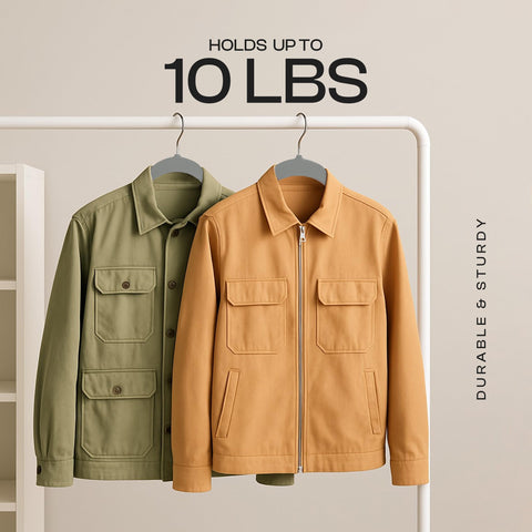 Utopia Home velvet coating grips garments without slipping for delicate fabrics