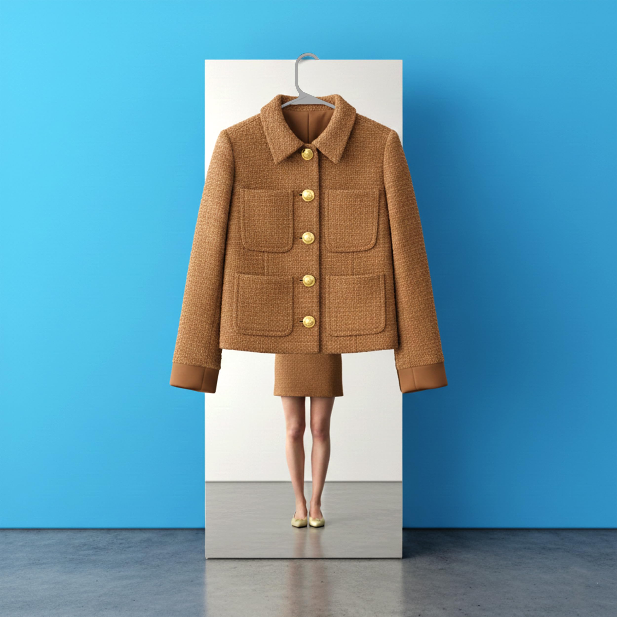 Utopia Home easy-access hangers simplify daily outfit planning.