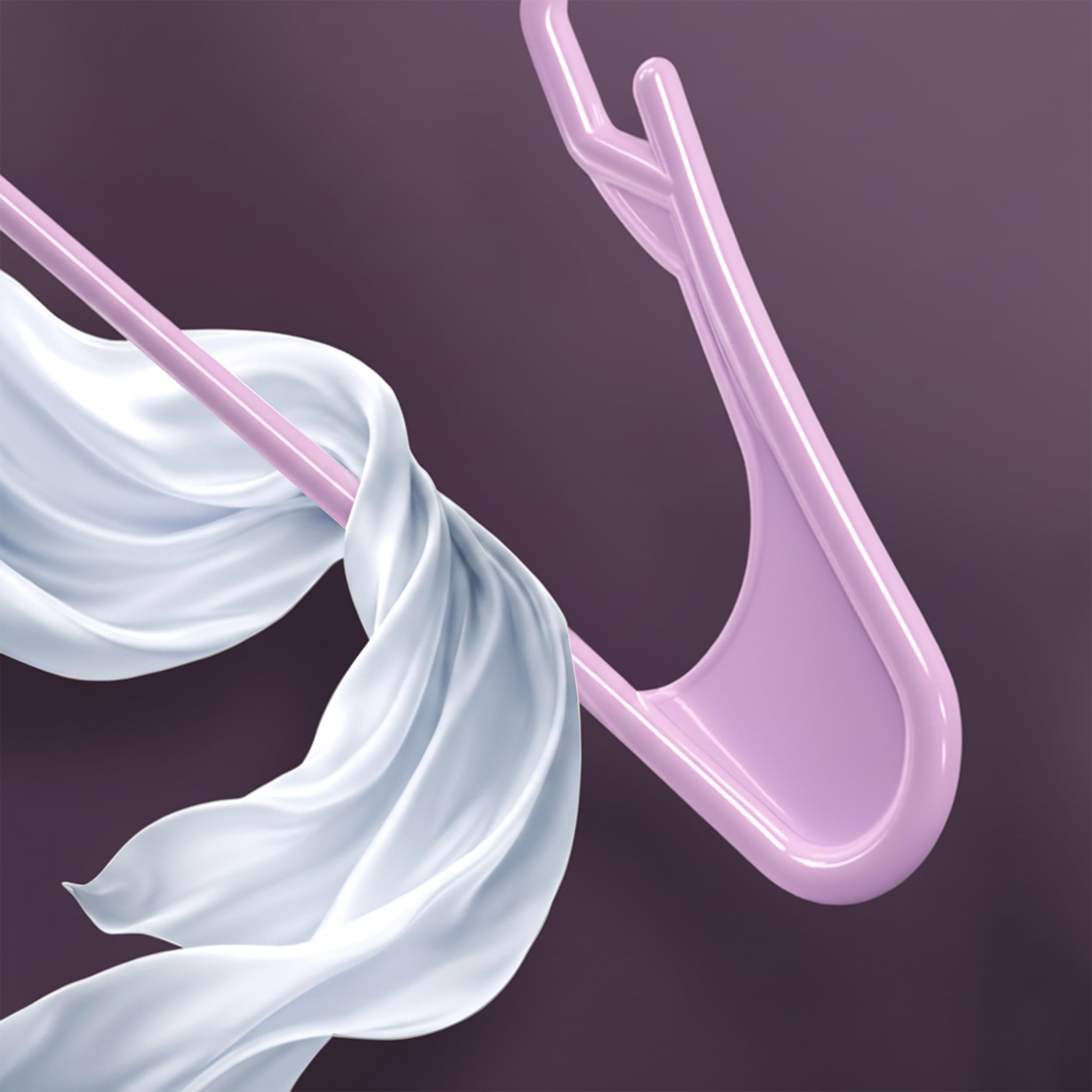 Utopia Home pink durable-material hangers emphasizing bend-free stability