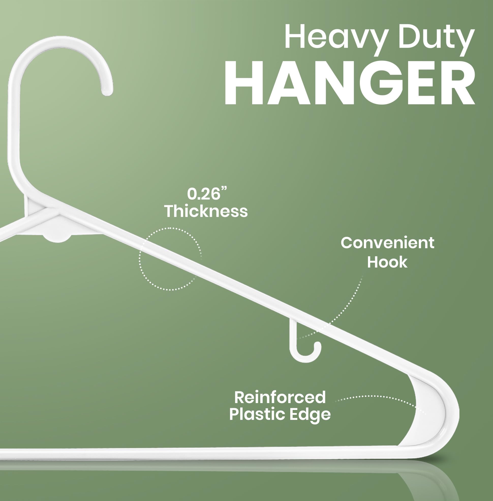 Utopia Home hangers provide versatile hold for shirts, pants, skirts, and coats without sagging.