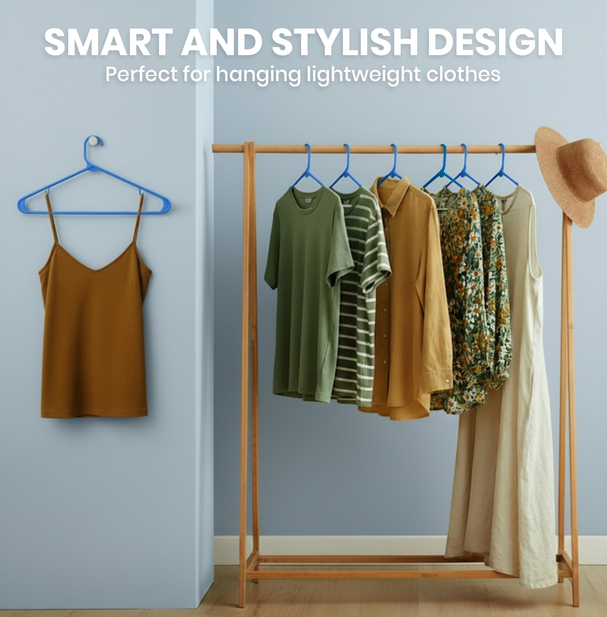 Utopia Home durable plastic hangers resisting bending for reliable wardrobe support