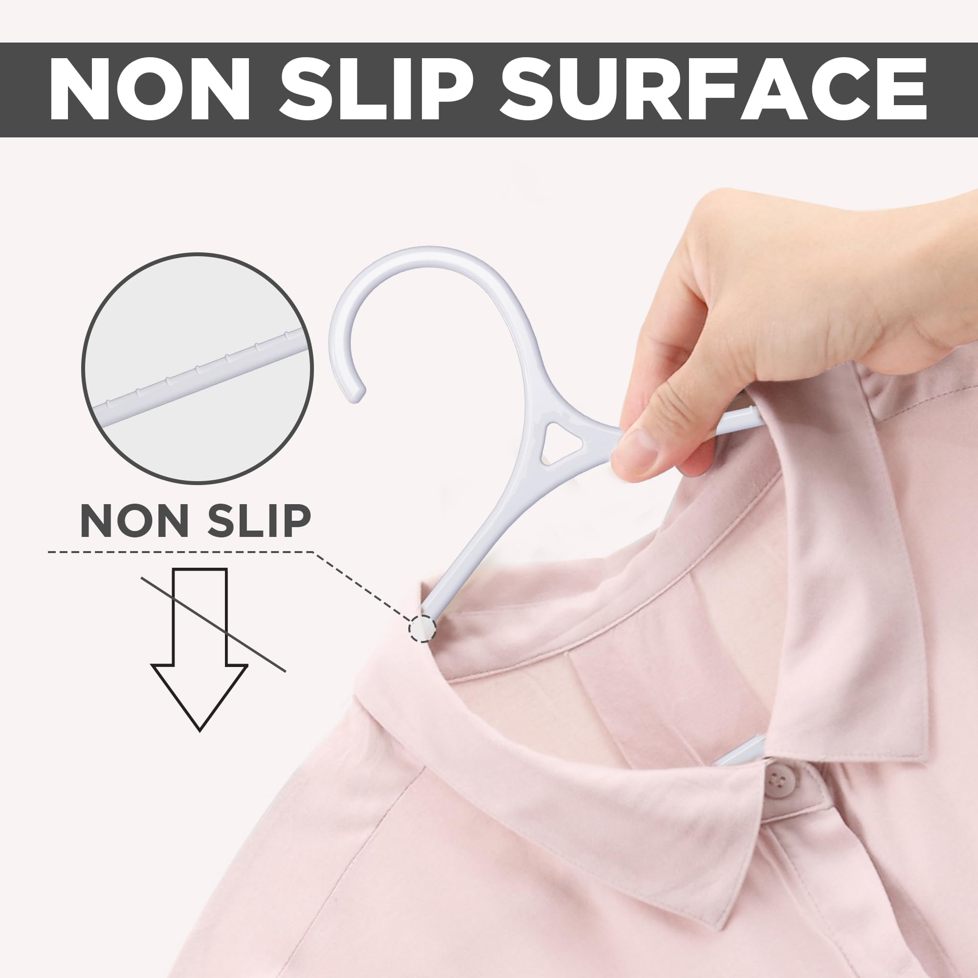 Utopia Home hanger with non-slip pants bar keeps garments secure