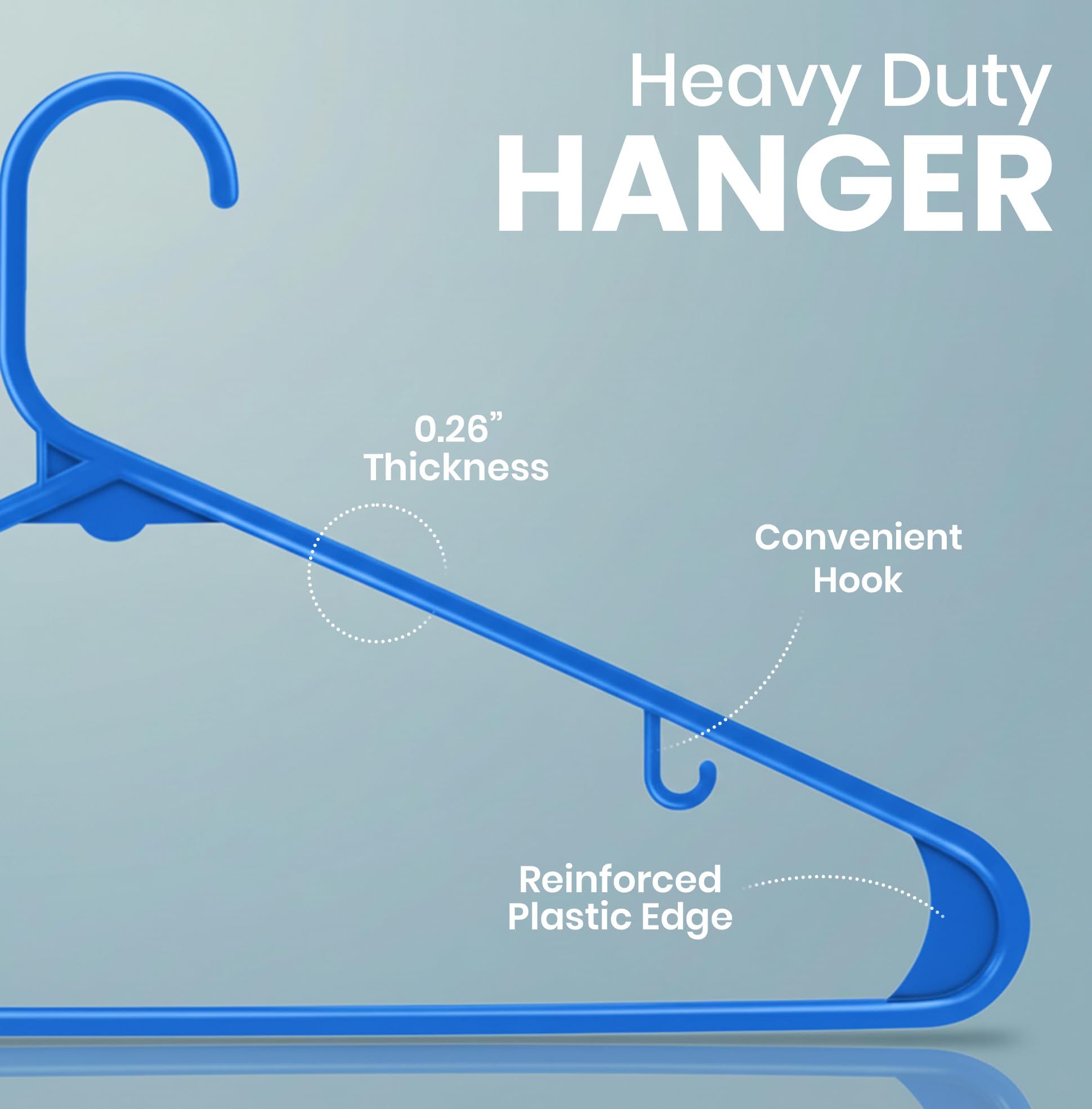 Utopia Home hangers with strap-hooks securely holding delicate tops