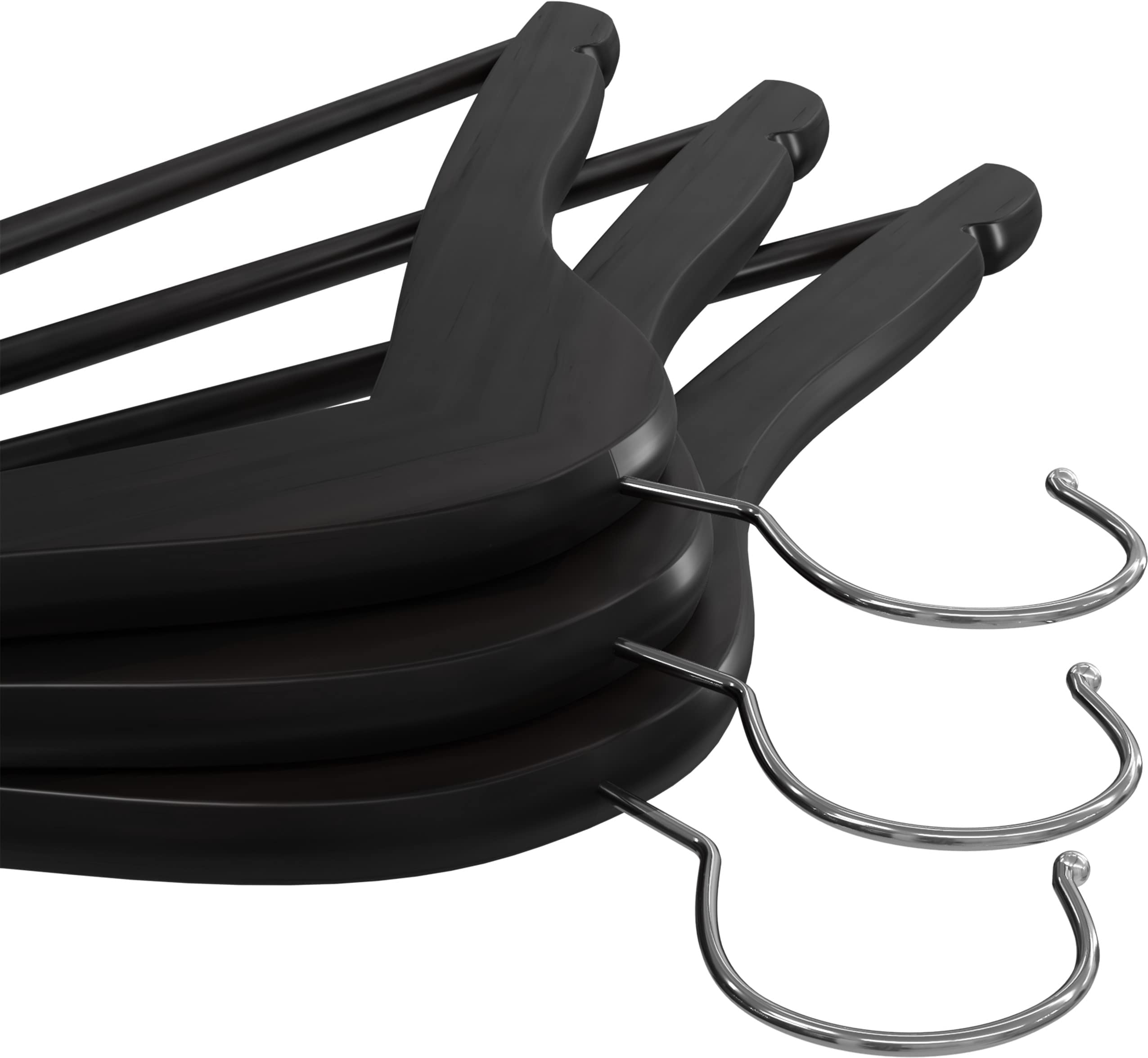 Utopia Home Premium Wooden Hangers 20 Pack durable wood finish guards fabric life