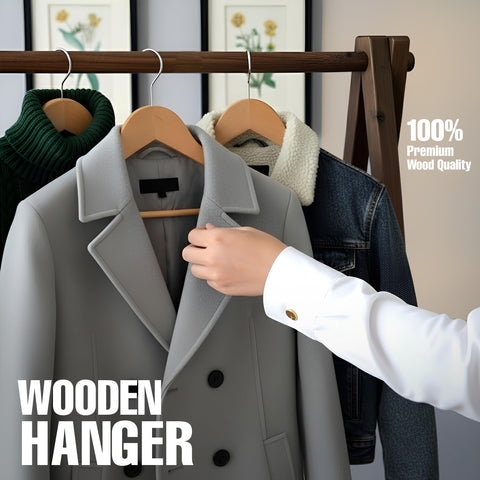 Utopia Home premium hangers with smooth finish protect fabrics and reduce snags on delicate garments.