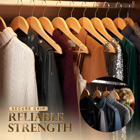 Utopia Home versatile hangers fit pants, suits, sweaters, and more.