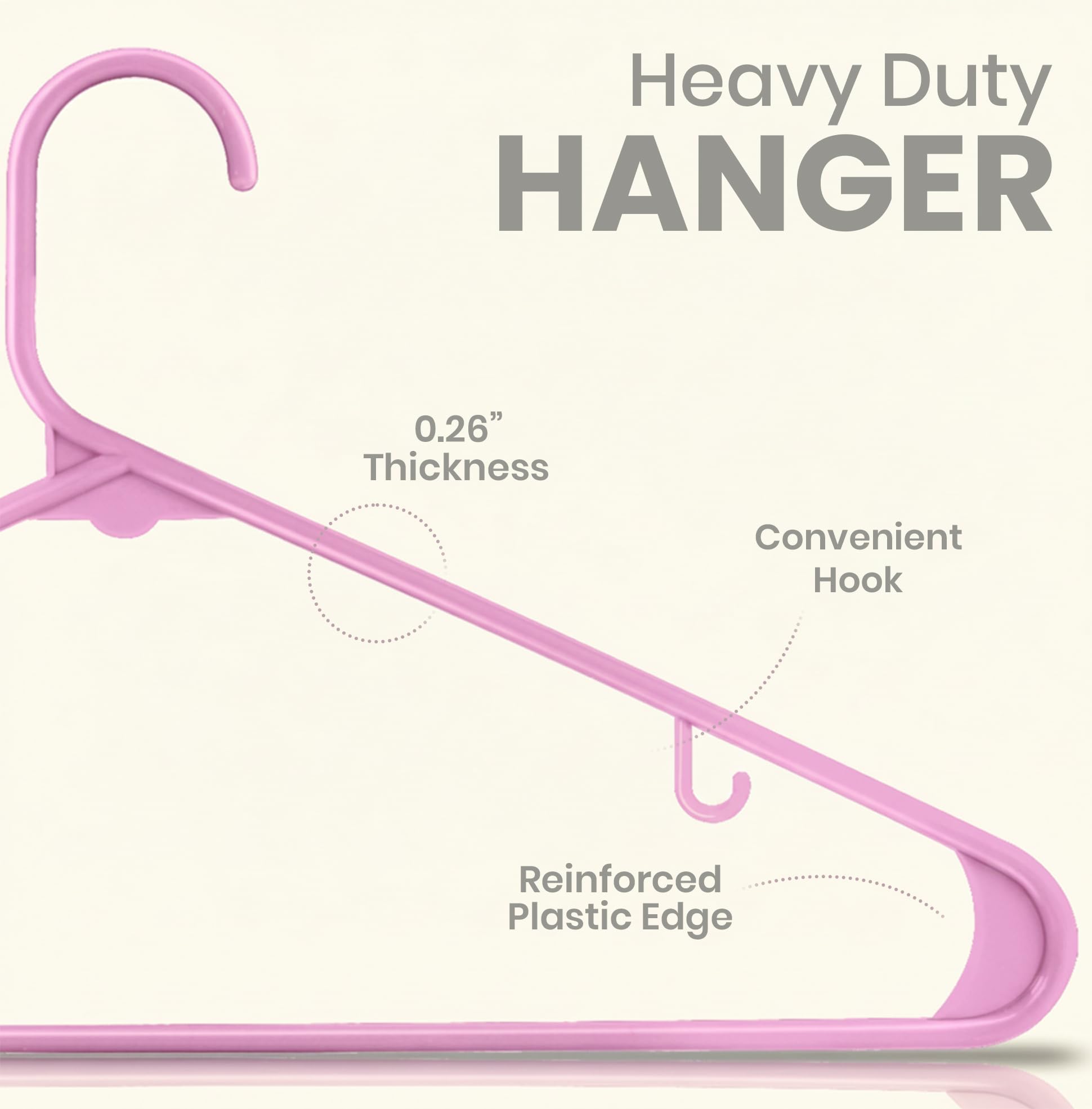 Utopia Home space-saving design keeps closets tidy and items easy to hang and retrieve.