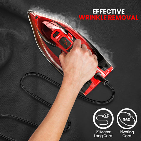 Utopia Home steam iron with adjustable thermostat for precise fabric care
