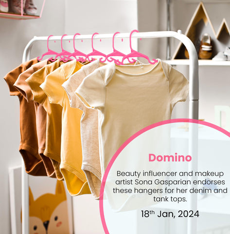 Utopia Home travel-friendly kids hangers keep outfits neat on the go.