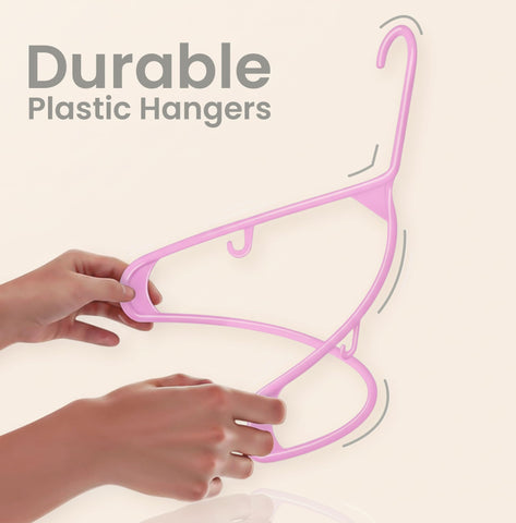 Utopia Home versatile hangers securely hold shirts, pants, skirts, and coats.